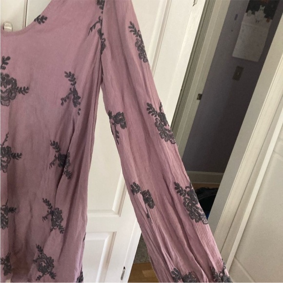 Free People Fairy Sundress with pockets and bishop sleeves - Picture 7 of 12